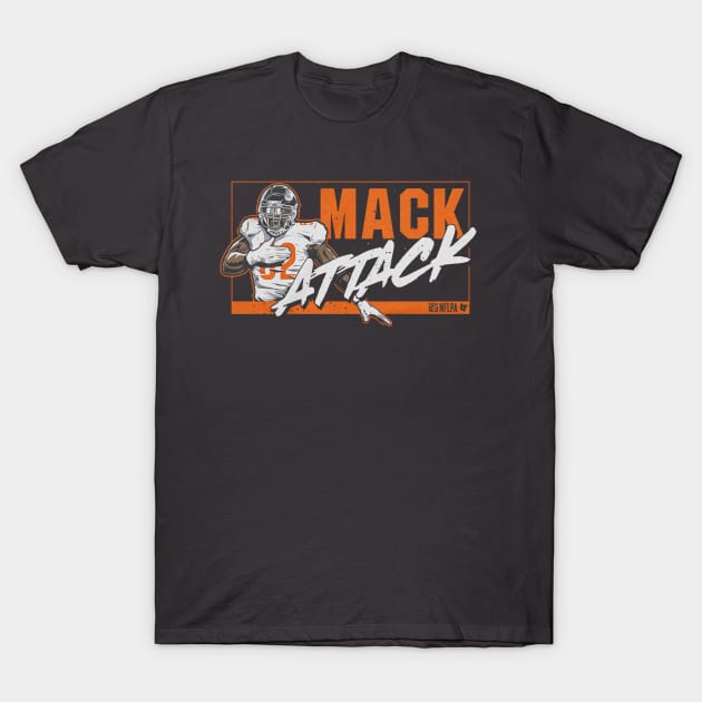 Khalil Mack Attack T-Shirt by Chunta_Design